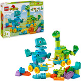 LEGO DUPLO - Dinosaures 3-en-1 sur roues, Jouets de construction 10451