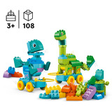 LEGO DUPLO - Dinosaures 3-en-1 sur roues, Jouets de construction 10451