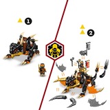 LEGO Ninjago - Dragon de terre EVO de Cole, Jouets de construction 