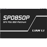 Lian Li SP Platinum alimentation modulaire 850 watt Noir, 1x 12V-2x6, 2x PCIe, 2x PCIe, gestion des câbles