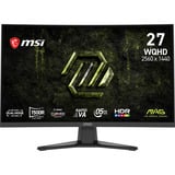 MSI MAG 275CQDF X24 27" Moniteur gaming incurvé Noir, 1x DisplayPort, 2x HDMI, 240 Hz / 400 Hz, 2x HDMI, DisplayPort, 240 Hz / 400 Hz