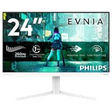 Philips EVNIA 24M2N3201PL 23.8" Moniteur  Blanc, 1x HDMI 2.1, 1x DisplayPort 1.4, 260 Hz (Overclock)