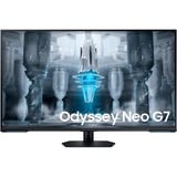 SAMSUNG  Odyssey Neo G70NC 43" 4K UHD Moniteur gaming  Noir/Blanc, 144Hz, 2x HDMI, 1x DisplayPort, USB, Audio, LAN, WiFi