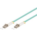goobay Câble fibre optique LC-LC multimode (OM3) Bleu Azur, 5 mètres