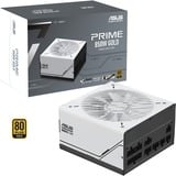 ASUS Prime Gold, 850 Watt alimentation  Blanc/Noir, 3x PCIe, 1x 12VHPWR, Gestion des câbles