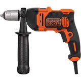 BLACK+DECKER BEH850K, Perceuse à percussion Orange/Noir