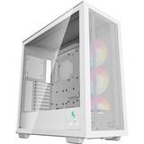 DeepCool MORPHEUS boîtier midi tower Blanc | 4x USB-A | 1x USB-C | RGB | Verre Trempé