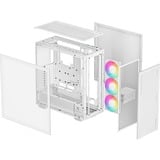 DeepCool MORPHEUS boîtier midi tower Blanc | 4x USB-A | 1x USB-C | RGB | Verre Trempé