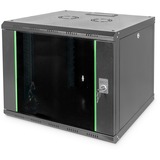 Digitus Boîtier mural Série Unique - 600 x 600 mm, Armoire informatique Noir