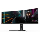 GIGABYTE AORUS CO49DQ 49" Moniteur UltraWide gaming incurvé  Noir, 2x HDMI, Displayport, 2x USB-A, 1x USB-B, 1x USB-C, 144 Hz