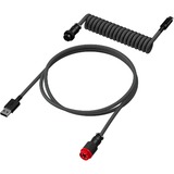 HyperX Coiled Cable, USB-C, Câble Gris/Noir, 1,2 m