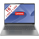 Lenovo IdeaPad Slim 5 16AKP10 (83HY005SMB) 16" PC portable Copilot+  Gris | Ryzen AI 7 350 | Radeon 860M | 24 Go | 512 Go SSD