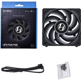 Lian Li Uni Fan P28 Single Black, Ventilateur de boîtier Noir