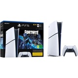 Sony PlayStation 5 Slim Digital Edition - Fortnite Cobalt Star Bundle, Console de jeu Blanc/Noir