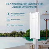 TP-Link EAP610-Outdoor AX1800 Indoor/Outdoor WiFi 6, Point d'accès Blanc