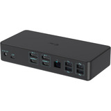 i-tec Double écran 4K professionnel, Station d'accueil Noir