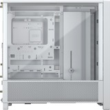 Corsair FRAME 4000D midi tower, boîtier pc Blanc | 2x USB-A | 1x USB-C | Verre Trempé