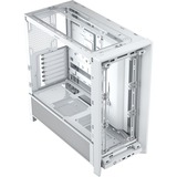 Corsair FRAME 4000D midi tower, boîtier pc Blanc | 2x USB-A | 1x USB-C | Verre Trempé
