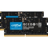 Crucial 32 Go DDR5-4800 (2x 16 Go) mémoire PC portable Noir, CT2K16G48C40S5, SO-DIMM