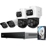 Eufy PoE NVR Security System S4, Caméra de surveillance Blanc, 2x caméras bullet PTZ + 2x caméras bullet