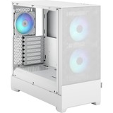 Fractal Design Pop Air RGB boîtier midi tower Blanc | 2x USB-A | RGB | Verre Trempé