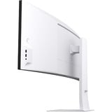 LG 49 pouces UltraWide Dual QHD 49" Moniteur incurvé  Blanc, 144 Hz, HDMI, DisplayPort, USB-C, Audio