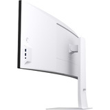 LG UltraWide 49U950A-W 49" Moniteur incurvé Blanc, 1x DisplayPort, 1x HDMI, 1x USB-C, 2x USB-A, 144 Hz
