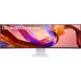 LG UltraWide 49U950A-W 49" Moniteur incurvé  Blanc, HDMI, DisplayPort, USB-C, 144 Hz
