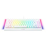 Razer BlackWidow V4 RGB clavier gaming mécanique Blanc, Layout US (QWERTY), Razer certified Mechanical Orange Switches, 75%, Hot-swappable