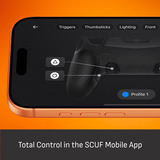 SCUF Omega Wireless Performance Controller, Manette de jeu Noir, PS5, PC, USB-C, 2.4 GHz, Bluetooth