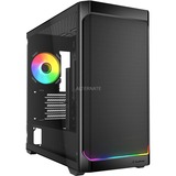 Sharkoon  MK4W RGB Strip boîtier mini tower Noir | 2x USB-A | 1x USB-C | RGB | Window