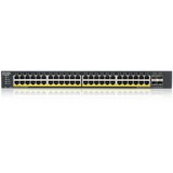 Zyxel XGS1935-52HP Géré L2/L3 Gigabit Ethernet (10/100/1000) Connexion Ethernet, supportant l'alimentation via ce port (PoE), Switch Géré, L2/L3, Gigabit Ethernet (10/100/1000), Connexion Ethernet, supportant l'alimentation via ce port (PoE), Grille de montage