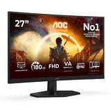 AOC C27G42FE 27" Moniteur gaming incurvé Noir/rouge, 1x DisplayPort, 1x HDMI, 180 Hz