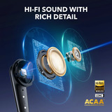 Anker Liberty 4 Pro écouteurs in-ear Blanc, Bluetooth True Wireless, ANC 7 capteurs, IPX5