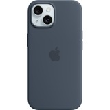 Apple Coque en silicone avec MagSafe pour iPhone 15, Housse smartphone Bleu foncé