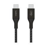 Belkin BoostCharge USB-C > USB-C, Câble Noir, 1 mètre, 240 W