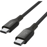 Belkin BoostCharge USB-C > USB-C, Câble Noir, 1 mètre, 240 W