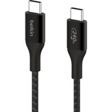 Belkin BoostCharge USB-C > USB-C, Câble Noir, 1 mètre, 240 W