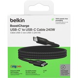 Belkin BoostCharge USB-C > USB-C, Câble Noir, 1 mètre, 240 W