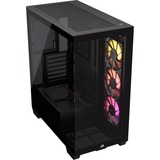 Corsair 3500X ARGB boîtier midi tower Noir | 2x USB-A | 1x USB-C | RGB | Verre Trempé
