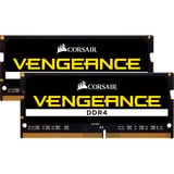 Corsair Vengeance 32 Go DDR4-3200 (2x 16 Go) mémoire PC portable Noir, CMSX32GX4M2A3200C22, SO-DIMM