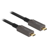 DeLOCK Câble USB-C optique actif Noir, 3 mètres, 4K