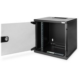 Digitus Boîtier mural 254 mm (10") - 312 x 300 mm, Armoire informatique Noir