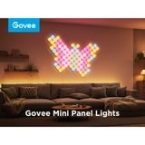 Govee Smart Mini Panel Lights 10pack, Lumière LED Blanc, Bluetooth, WiFi 2.4GHz