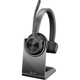 Happy People Micro-casque monaural Poly Voyager 4310 UC + adaptateur USB-A BT700 + base de chargement  on-ear Sans fil, Bureau/Centre d'appels, 20 - 20000 Hz, 122 g, Casque, Noir