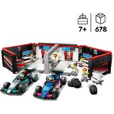 LEGO City - Garage F1 avec Mercedes-AMG et Alpine, Jouets de construction 60444