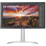 LG UltraFine 27UP850K-W 27" 4K UHD Moniteur  Argent/Noir, HDMI, DisplayPort, USB-C