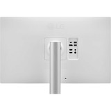 LG UltraFine 27UP850K-W 27" 4K Ultra HD Moniteur Argent/noir, 1x DisplayPort, 2x HDMI, 2x USB-A, 1x Thunderbolt