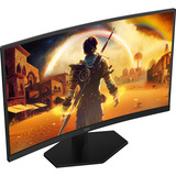 AOC  27" Moniteur gaming incurvé  Noir/Rouge