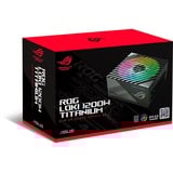 ASUS ROG Loki SFX-L alimentation  modulaire 1200 watt Blanc, 1x 12V-2x6, 4x PCIe, 1200 W, 100 - 240 V, 1200 W, Actif, 110 W, 1200 W